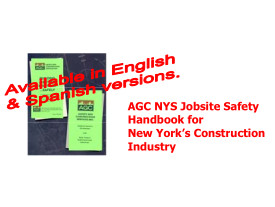 AGC NYS Jobsite Safety Handbook for New York’s Construction Industry